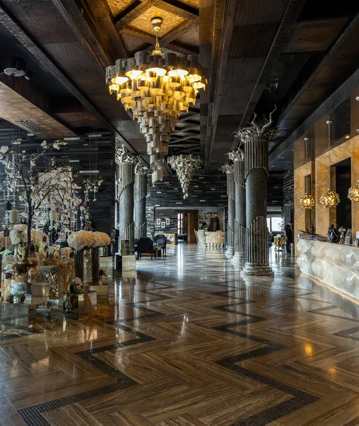 Elenite Bulgária Julho 2016 Interior Royal Castle Hotel Primeiro Hotel — Fotografia de Stock