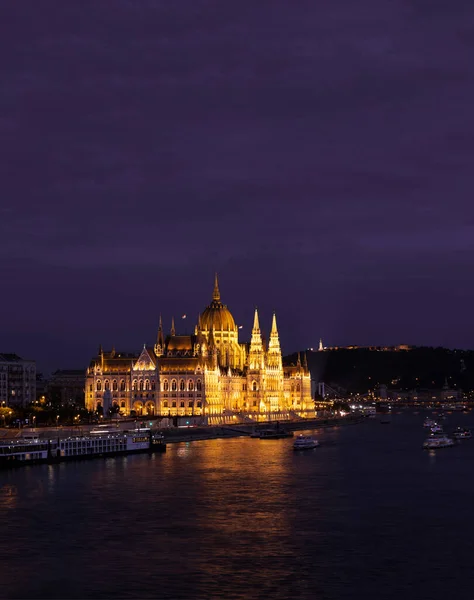 Vista Del Parlamento Ungherese Budapest — Foto Stock