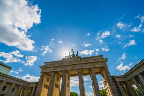 Vista Della Porta Brandeburgo Berlino Germania — Foto Stock
