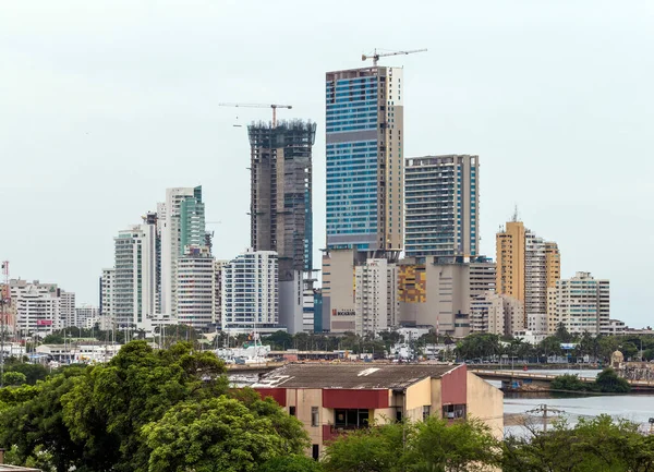 Cartagena Kolombie Října 2015 Nová Část Cartageny Páté Největší Město — Stock fotografie