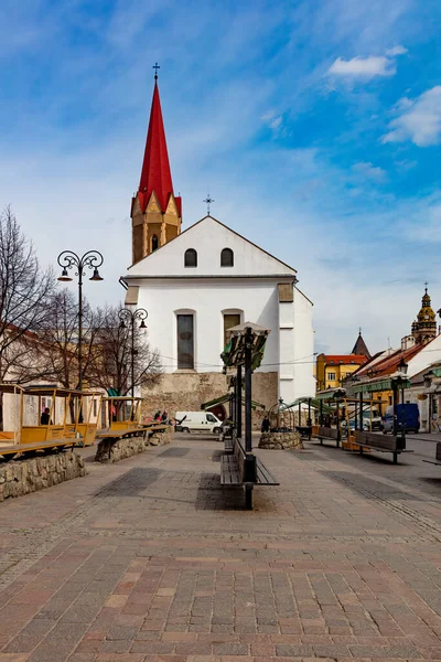 Vue Sur Vieille Ville Kosice Slovaquie — Photo