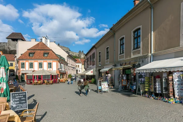 Eger Węgry Marca 2016 Centrum Egeru Siedziba Powiatu Heves Drugie — Zdjęcie stockowe