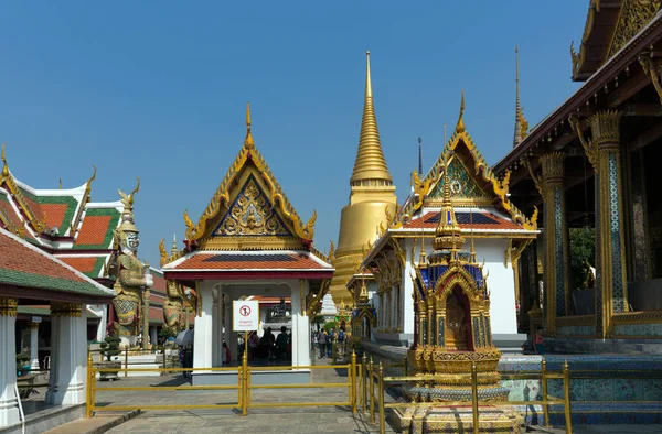 Wat Phra Kaew Świątynia Szmaragdowej Buddy Bangkok Tajlandia — Zdjęcie stockowe