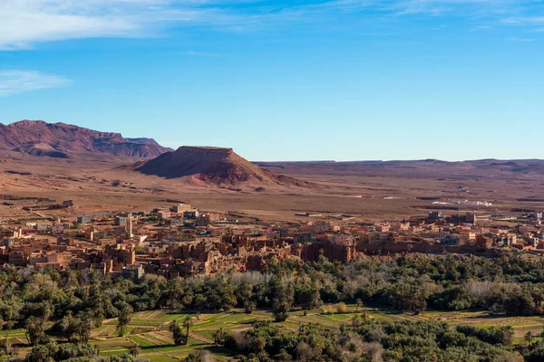 Старе Місто Гірській Пустелі Марокко — стокове фото