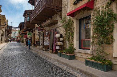 Bakü, Azerbaycan 'da şehir caddesi