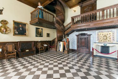 Eski tarihi binanın içi