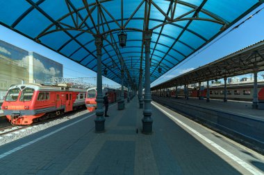 Şehirdeki tren istasyonu.