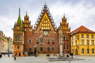 İsveç 'te Stockholm' ün tarihi merkezi