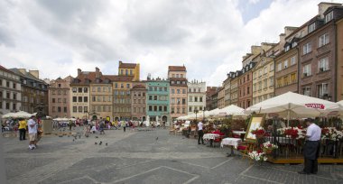 İsveç 'teki Stockholm şehri manzarası