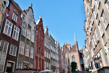 Hollanda, Amsterdam 'daki eski binalar.