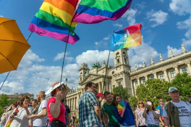 07 Temmuz 2018 - Budapeşte, Macaristan: Budapeşte 'de LGBT geçidi