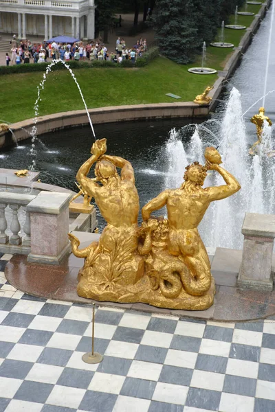 Fuente Ciudad Versailles Palacio — Foto de Stock