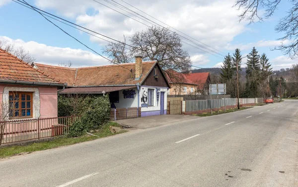 Felsotarkany Hongarije Maart 2016 Straat Felsotarkany Een Gemeente Provincie Eger — Stockfoto