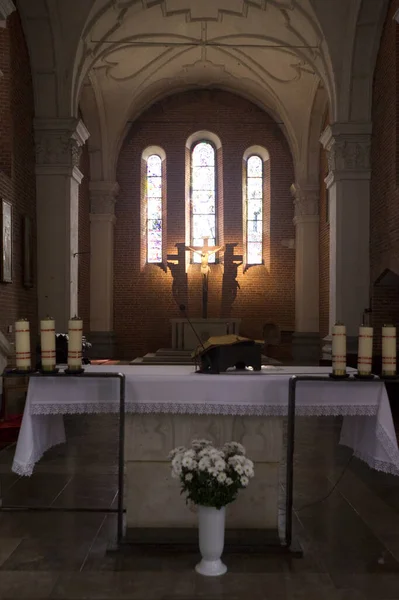 Interieur Van Kerk Stad Petersburg — Stockfoto