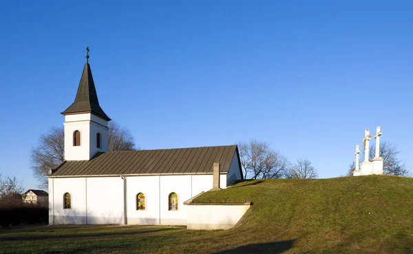 Templom Falu Szent György Németország — Stock Fotó