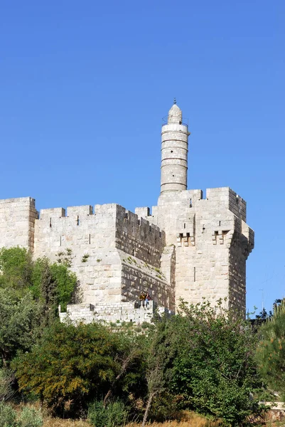 Blick Auf Die Alte Burg Der Stadt Rhodos Griechenland — Stockfoto