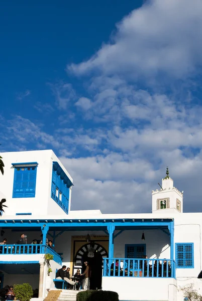 Arquitetura Colonial Branca Grécia Santorini — Fotografia de Stock