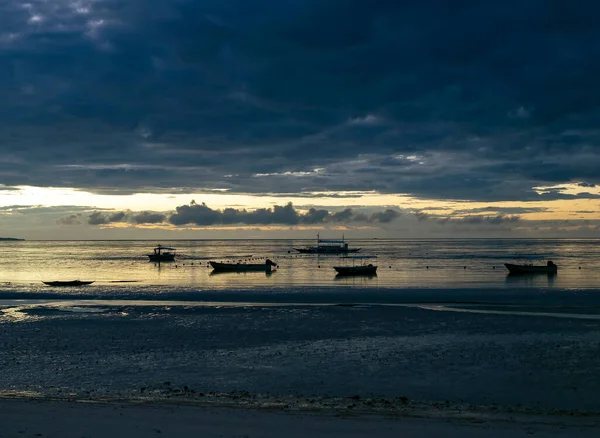 Spiaggia Tropicale Bohol Mattino Presto Philipines — Foto Stock
