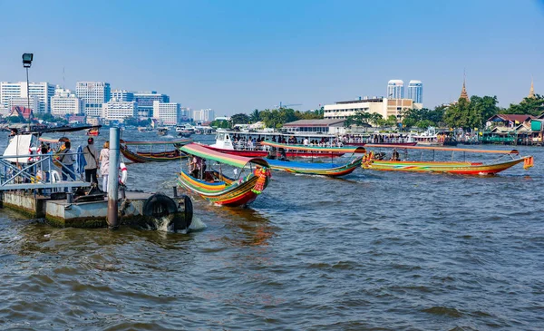 Fishing Boats Port Bangkok Thailand — Stock Photo, Image