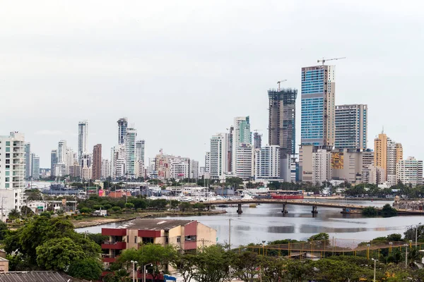 Cartagena Colombia Oktober 2015 Het Nieuwe Deel Van Cartagena Barranquilla — Stockfoto