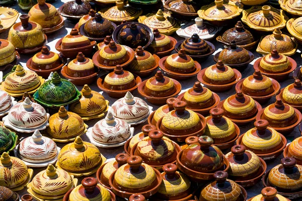Safi Morocco Juni 2013 Keramikprodukter Safi Markedet Marokko Safi Centrum - Stock-foto