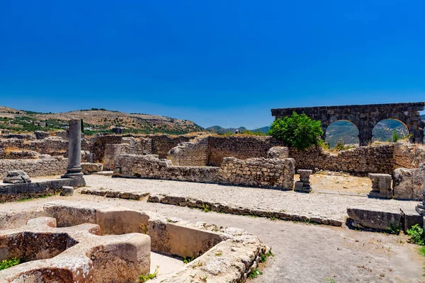 Eski Şehir Rhodes Taki Antik Roma Harabeleri Yunanistan — Stok fotoğraf