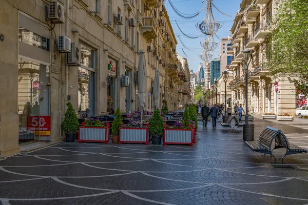 Widok Ulicę Miasta Barcelona Hiszpania — Zdjęcie stockowe