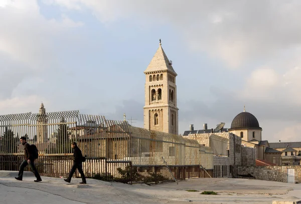 Vista Catedral São Jorge Jerusalem Israel — Fotografia de Stock