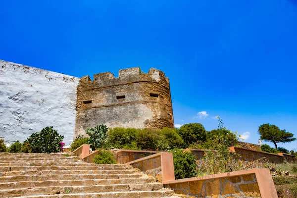 Bílá Budova Portugalské Pevnosti Městě Safi Maroko — Stock fotografie