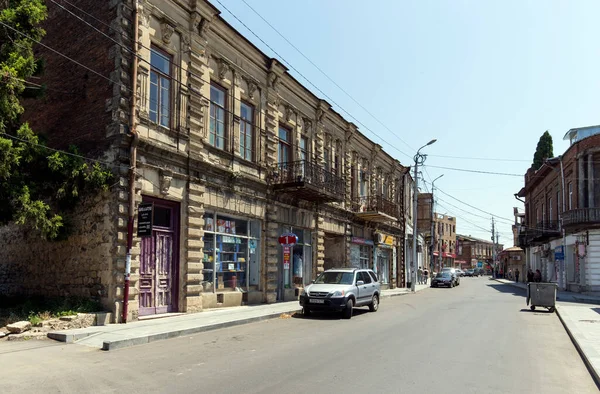 Вид Город Улицы — стоковое фото