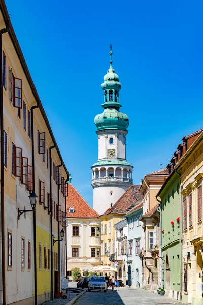 Czech Cumhuriyeti Nin Eski Cesky Krumlov Kasabasının Manzarası — Stok fotoğraf