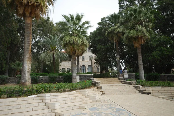 Vista Los Jardines Bahai Haifa Israel —  Fotos de Stock