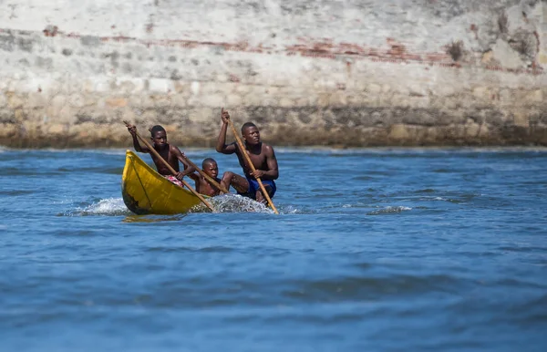 Cartagena Colombie Octobre 2015 Begars Sur Mer Des Caraïbes Près — Photo