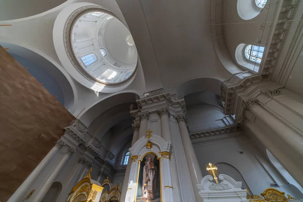 Innenraum Der Alten Christlichen Kirche — Stockfoto