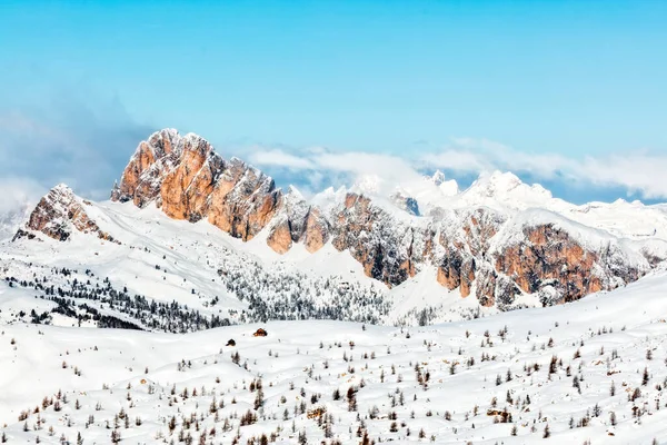 Téli Táj Svájci Alpokban — Stock Fotó