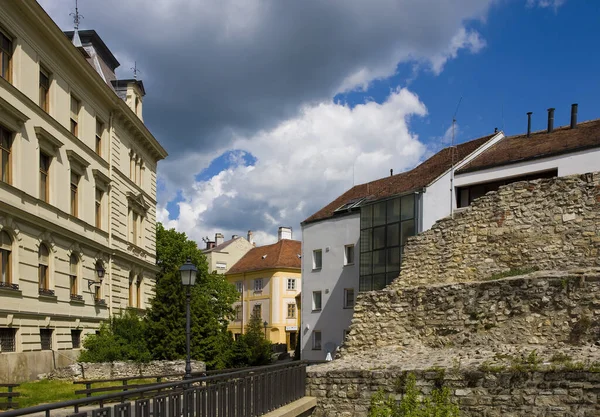 Vista Cidade Velha Rothenburg Der Tauber Patrimônio Mundial Unesco Localizado — Fotografia de Stock