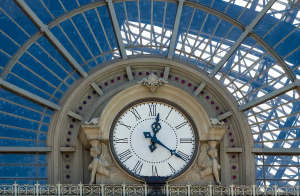 Vecchia Torre Dell Orologio Nella Città Londra — Foto Stock