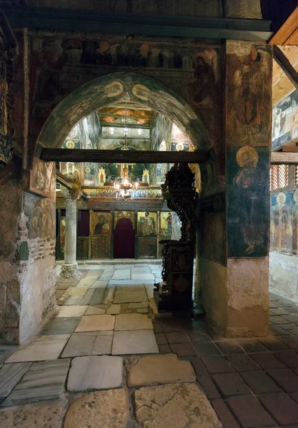 Nessebar Bulgaria Luglio 2016 Interno Della Chiesa Santo Stefano Costruito — Foto Stock