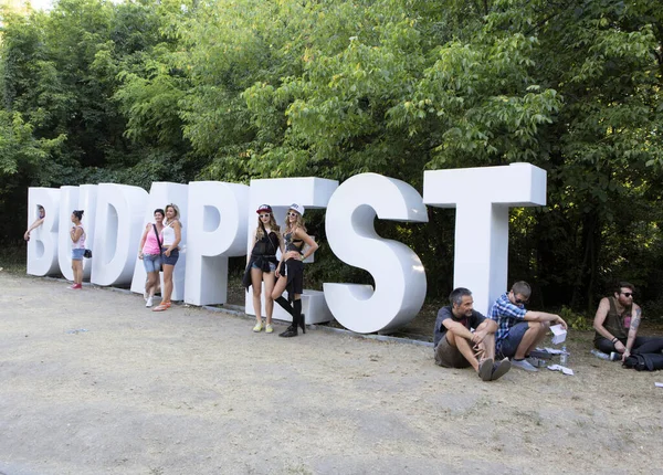 Sziget Music Festival Budapest Hungary — Stock Photo, Image