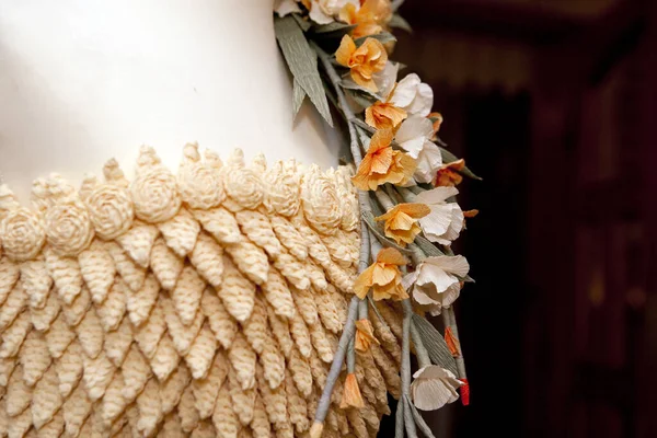 Decoração Casamento Com Flores — Fotografia de Stock