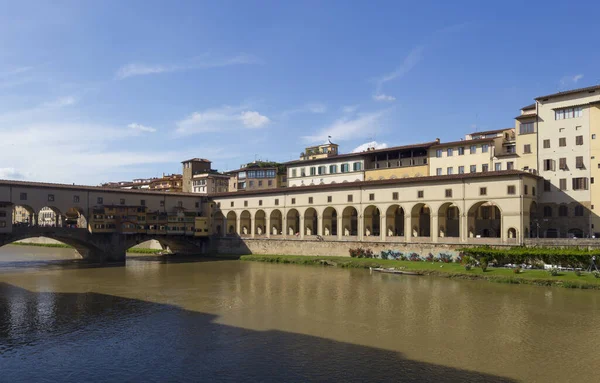 Pemandangan Dari Ponte Vecchio Dalam Florence Italy — Stok Foto