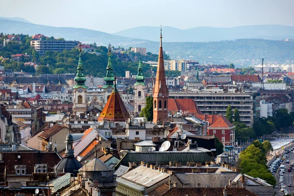 Vista Aerea Della Città Vilnius Lituania — Foto Stock