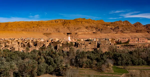 Aerial View Traditional City Marocco Stock Image