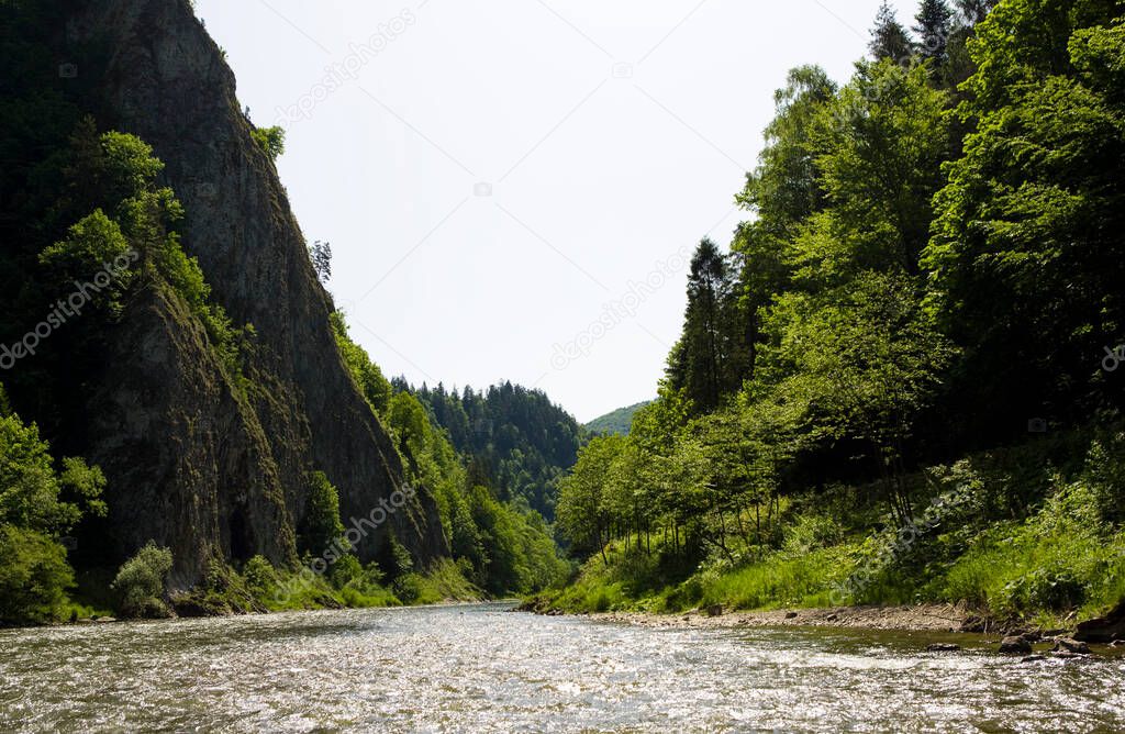dunajec river in poland