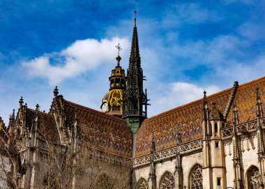 Slovakya 'nın Kosice katedrali manzarası