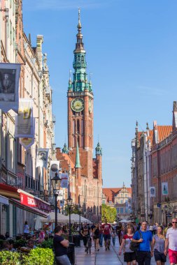 Münih, Almanya 'daki eski belediye binasının manzarası