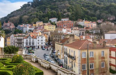 Portekiz 'deki Porto şehrinin görüntüsü