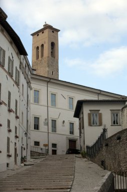 İtalya 'nın Bergamo kentinin manzarası