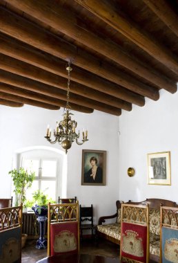 Rusya Federasyonu 'nun tarihi tarzında bir otelin içinde.