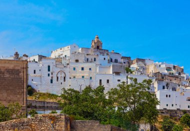 Güney İtalya, Puglia 'daki Barok şehri Ostuni.